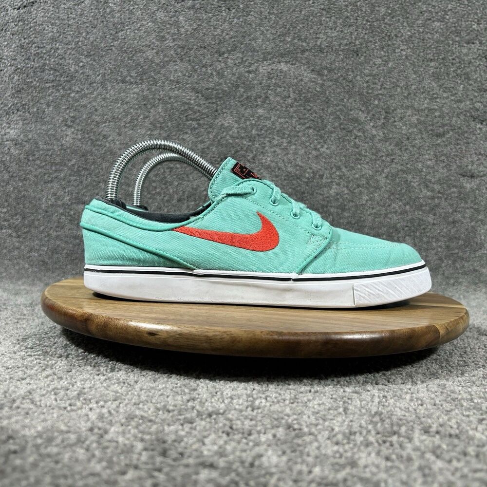 Nike SB Zoom Stefan Janoski 615957-300 Mens Size 7.5 Mint Green Skate Shoes Used